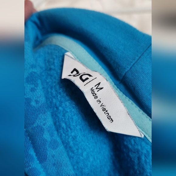 Girls DSG  Hooded Sweatshirt Size Medium subtle Dye - Picture 5 of 6